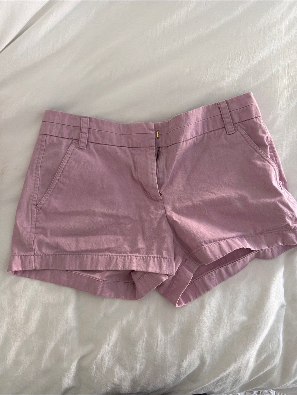 J. Crew Pink Casual Cotton Chino Shorts